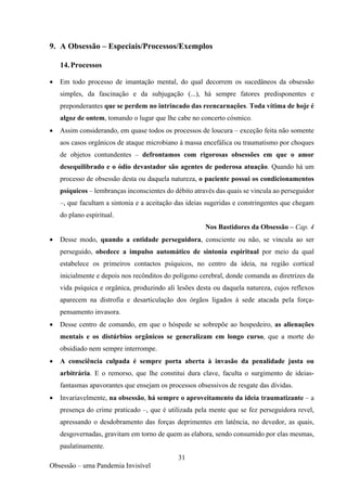 A obsessão - uma pandemia invisível