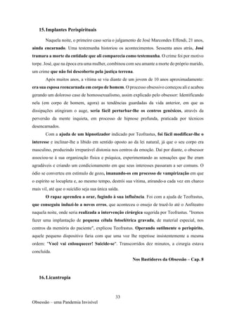 A obsessão - uma pandemia invisível