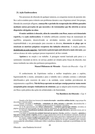 A obsessão - uma pandemia invisível