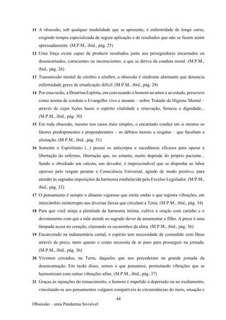 A obsessão - uma pandemia invisível