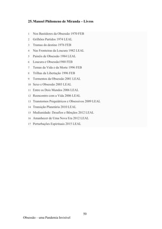 A obsessão - uma pandemia invisível