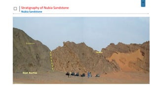 33
Stratigraphy of Nubia Sandstone
Nubia Sandstone
 