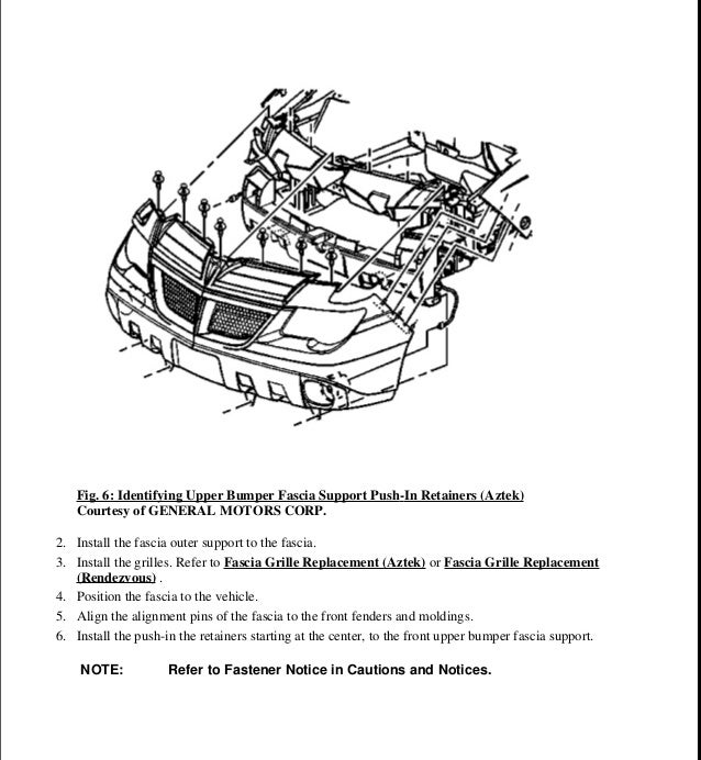 2003 Pontiac Aztek Service Repair Manual