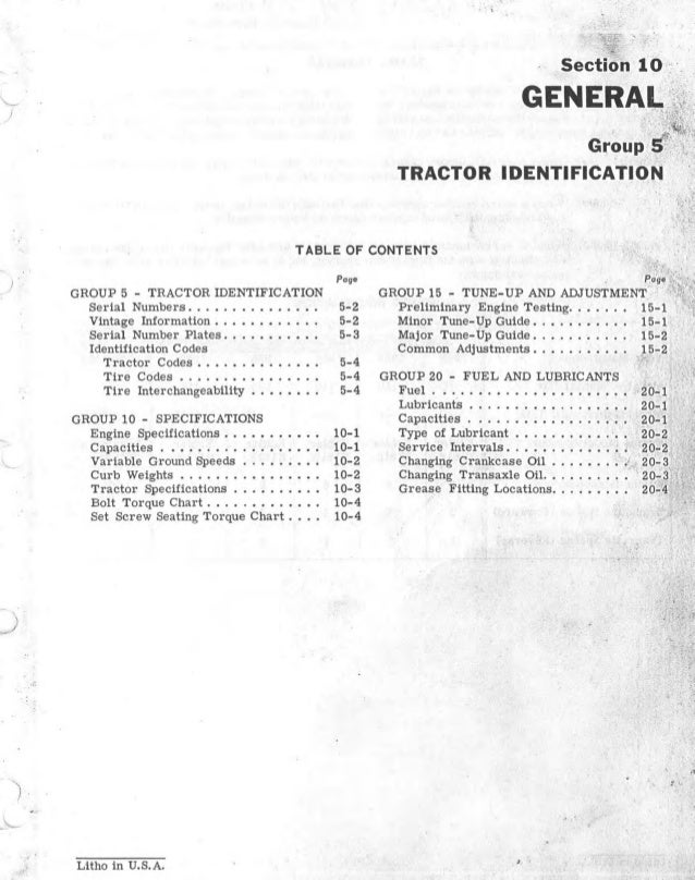 JOHN DEERE 112 LAWN AND GARDEN TRACTOR Service Repair Manual
