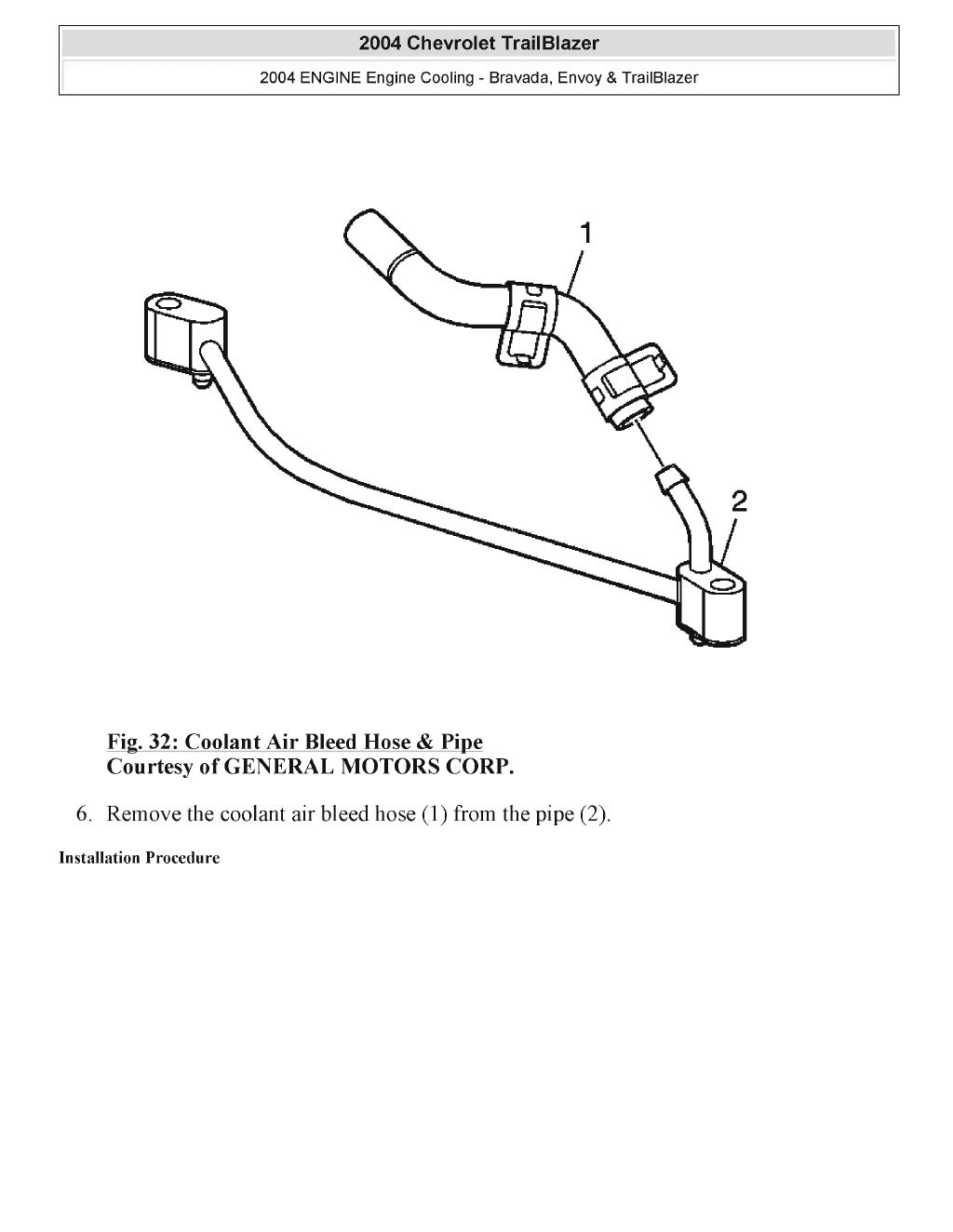 2004 GMC ENVOY Service Repair Manual