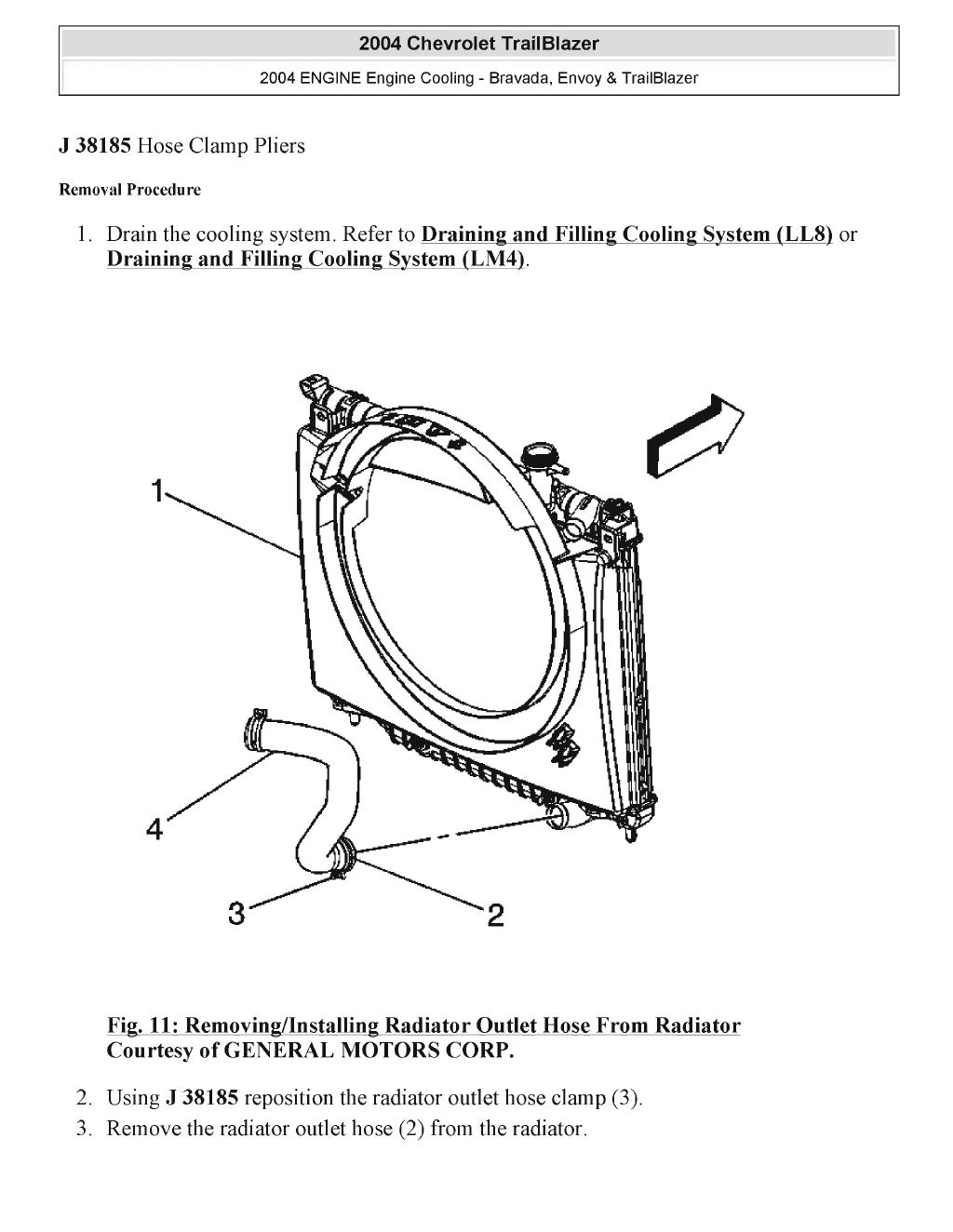 2004 GMC ENVOY Service Repair Manual