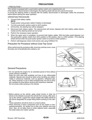 2008 INFINITI EX35 Service Repair Manual PDF