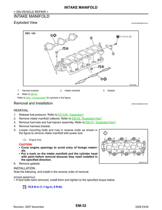 2008 INFINITI EX35 Service Repair Manual | PDF