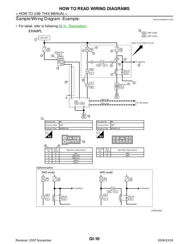 2008 INFINITI EX35 Service Repair Manual 2008 infiniti wiring diagrams 