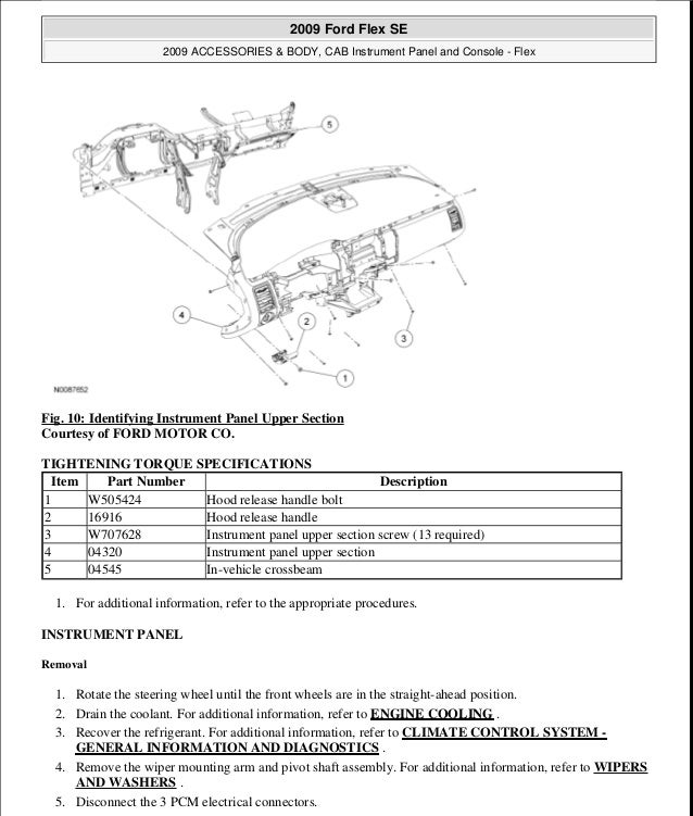 Where Is The Fuel Shutoff Switch In 2011 Ford Flex