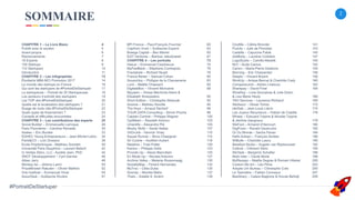 2
#PortraitDeStartuper
CHAPITRE 1 – Le Livre Blanc 4
Publié avec le soutien 5
Avant-propos 6
Remerciements 7
18 Experts 8
...