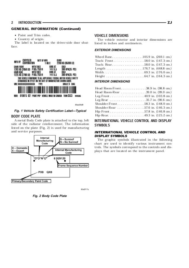 1998 JEEP GRAND CHEROKEE Service Repair Manual