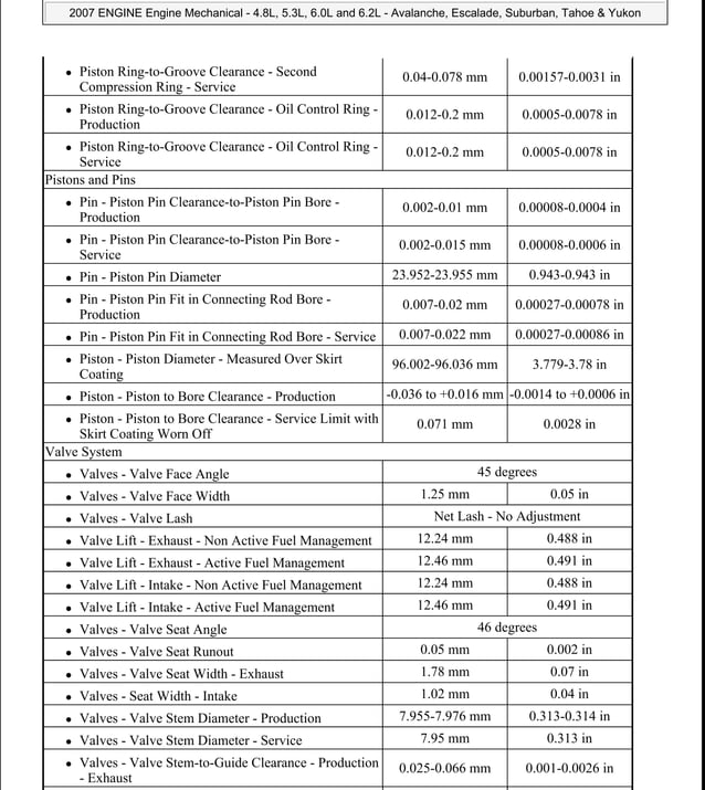 2007 GMC YUKON Service Repair Manual