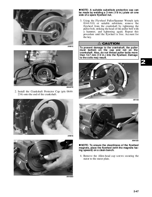 Arctic Cat 500 Stator Removal