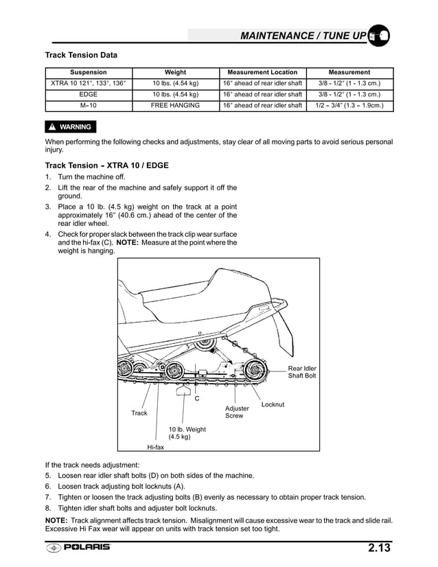 2002 Polaris 600 XC SP SNOWMOBILE Service Repair Manual