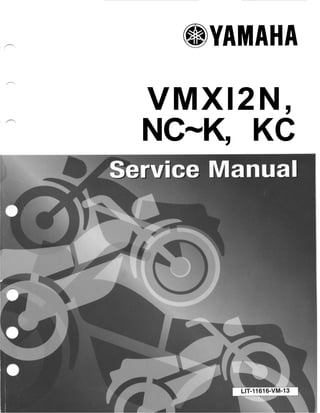 YAMAHA VMAX サービスマニュアル 1990-1998 Vmax サービスマニュアルは愛読書？ - THING MAKING UNLIMITED