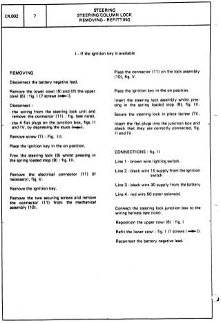 1993 Peugeot J5 Service Repair Manual