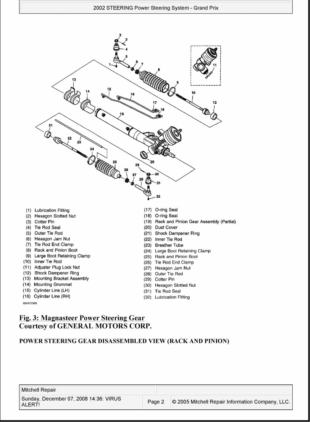 2000 PONTIAC GRAND PRIX Service Repair Manual