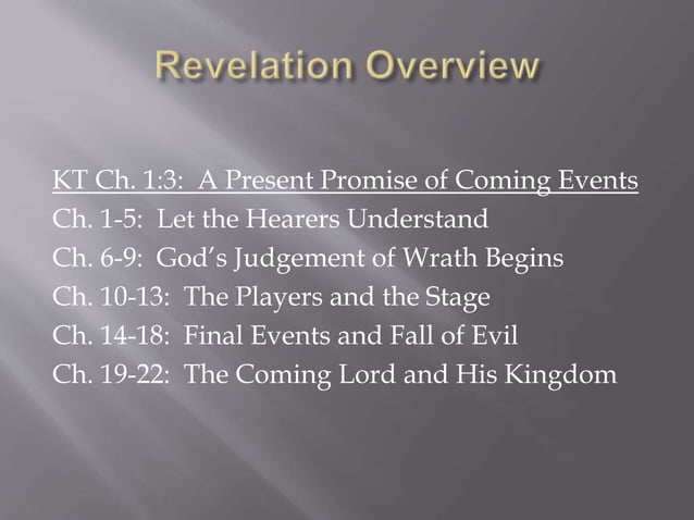 Revelation Overview PPT revelation-overview-ppt