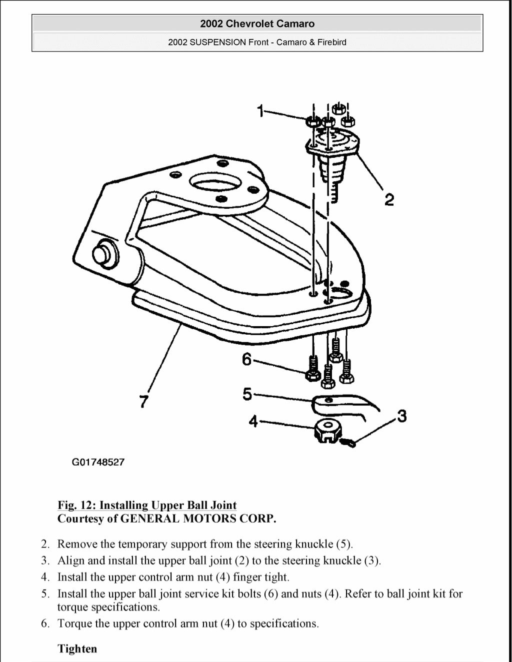 2002 PONTIAC FIREBIRD TRANSAM Service Repair Manual