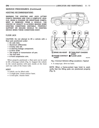 2000 DODGE DURANGO Service Repair Manual PDF