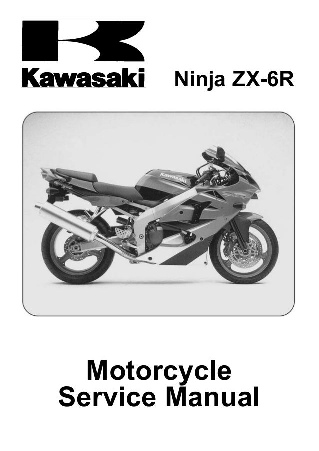 2002 Kawasaki Ninja ZX-6R Service Repair Manual