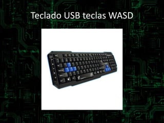 Teclado USB teclas WASD
 