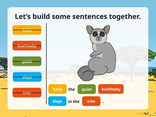 Understanding Nouns, Verbs, Adjectives with South African Animal ...