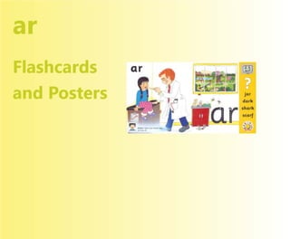 Flashcards and posters ar