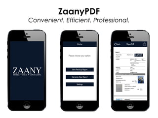 ZaanyPDF
Convenient. Efficient. Professional.
 