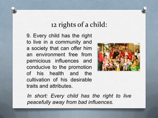 rights of a child | PDF