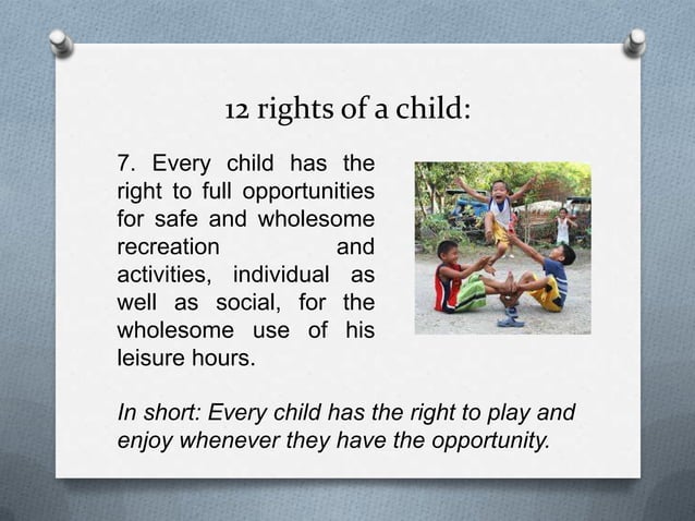 rights of a child | PDF | Adoption and Fostering | Parenting