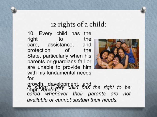 Rights of a Child (Philippines) | PPTX | Adoption and Fostering | Parenting