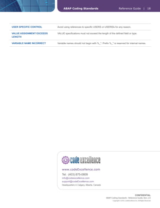 Z abap coding_standards_v2_0_t | PDF