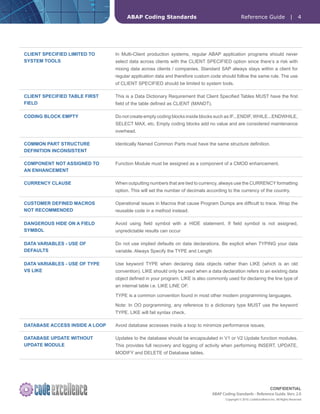 Z abap coding_standards_v2_0_t | PDF