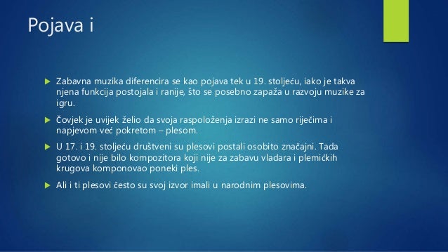 Zabavna muzika