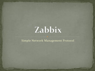 Simple Network Management Protocol  