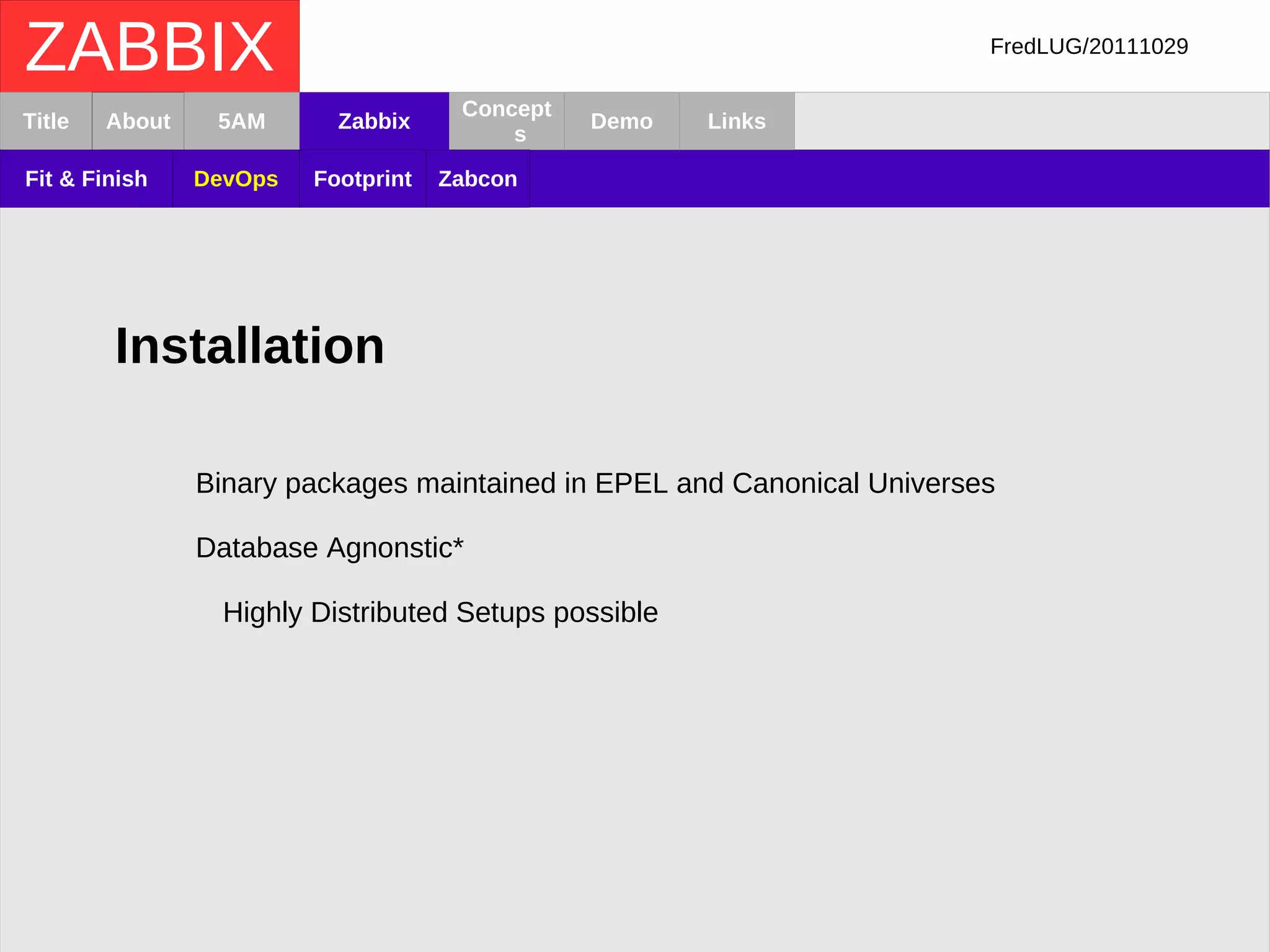Zabbix SIA formed in 2005 