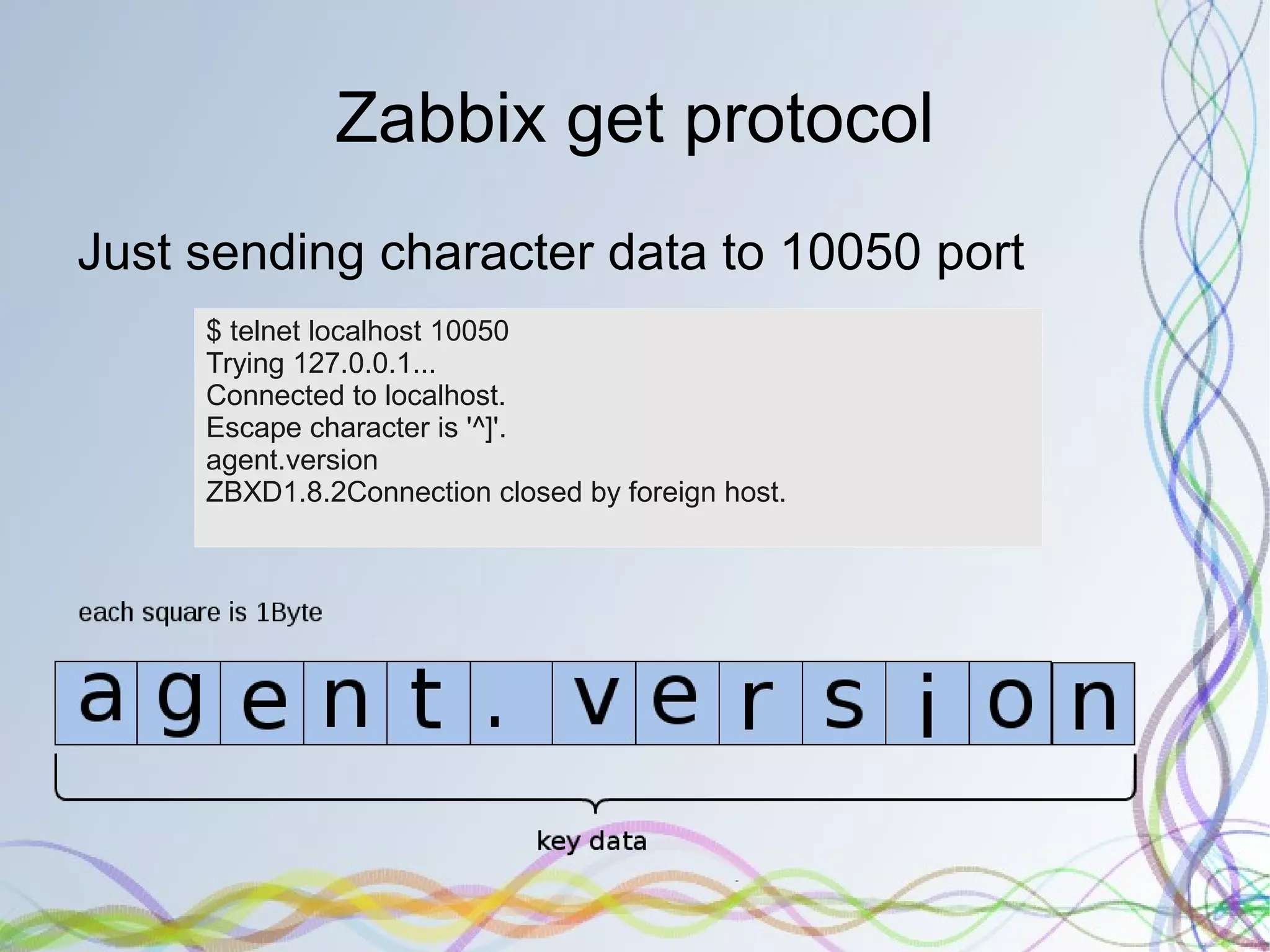 There is no way to control Zabbix from external programs except directly executing DB query. After Zabbix API We can control Zabbix easily from programs. 