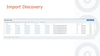 Import Discovery
 