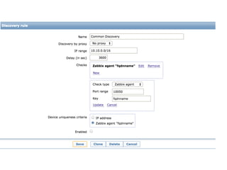 Zabbix Discovery
 