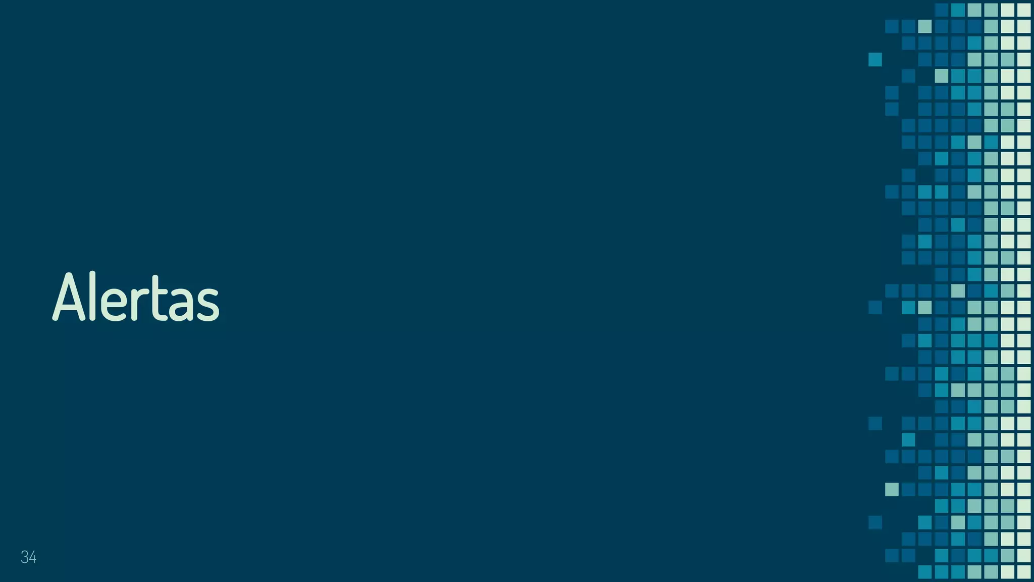 34
Alertas
 