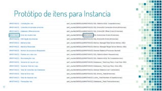 Protótipo de itens para Instancia
17
 