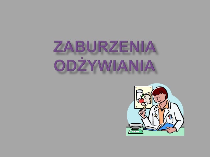 Zaburzenia Odżywiania