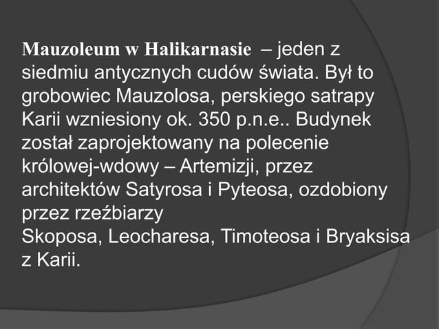 Zabytki starozytnej grecji_szymon_j | PPT