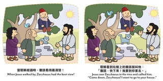想見耶穌的撒該 - Zacchaeus meets Jesus | PDF