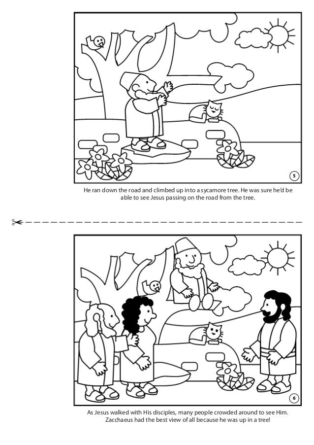 zacchaeus tax collector coloring pages - photo #6