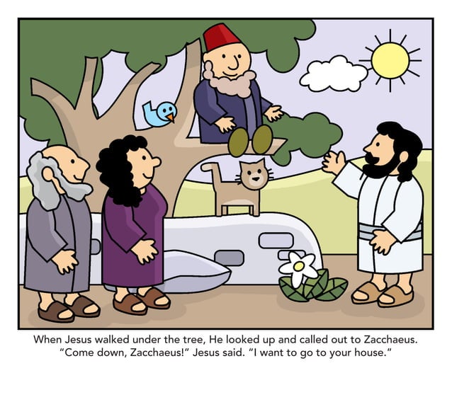 Zacchaeus meets jesus slideshow