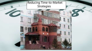 1. Make-to-Order Strategy. If IT is in the business of building
and running systems and the objective is to build systems
faster and cheaper, then break them down into smaller pieces
and start writing the code. Result is more of the same …
LEGACY. (NOT reusable, NOT interoperable, etc., etc.,…BUT
running).
Reducing Time-to-Market
Strategies
 