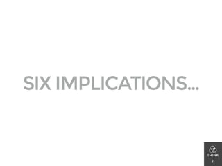 21
SIX IMPLICATIONS…
 
